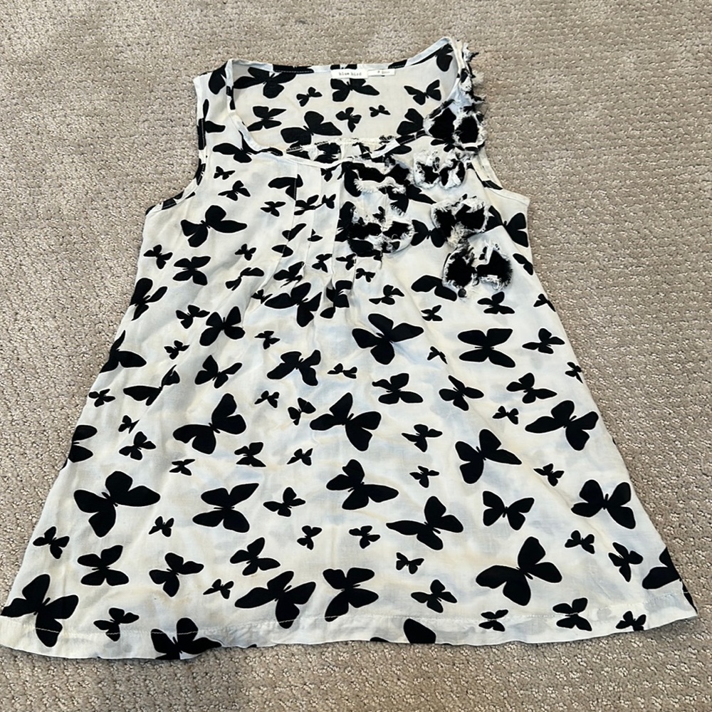Blue bird blouse